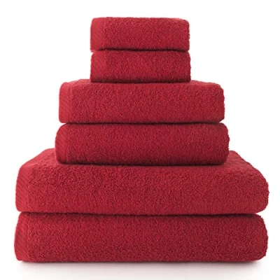 Abbildung von Top Towels Set mit 2 Handtüchern, Badetüchern und Bidettüchern, 100% Baumwolle, 400 g/m²