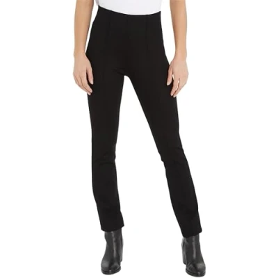 Abbildung von Tommy Hilfiger Strickhose »SLIM ELEVATED KNITTED PANT«, mit Metall Markenlabel