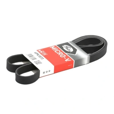 Abbildung von GATES 6PK1873 Keilrippenriemen 1873 6 Polyester, EPDM (Ethylen Propylen Dien Kautschuk) RoadMax Value Line SKODA: Fabia 2, SEAT: Ibiza 4 kfzteile,