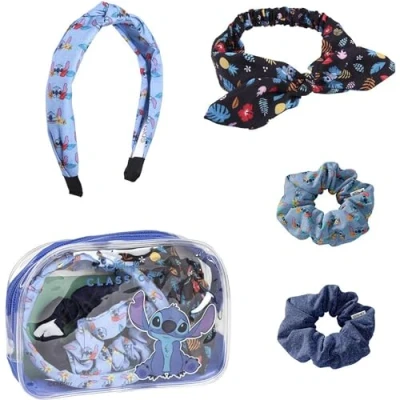 Abbildung von CERDÁ LIFE&#039;S LITTLE MOMENTS Neceser Transparente Con Accesorios para EL Pelo de Stitch Licencia Oficial Disney, Multicolor
