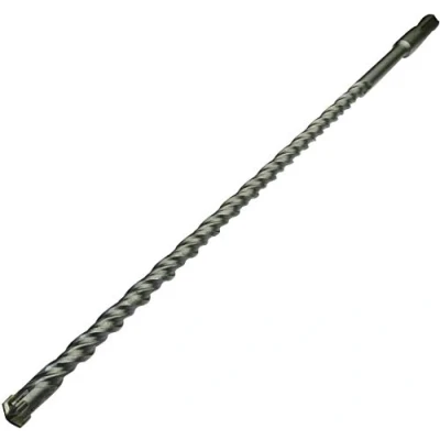 Abbildung von AERZETIX C45001 SDS PLUS Betonbohrer Bohrer für Beton/Ziegel/Stein Ø8mm 350mm Zylinderschaft in Stahl Metall Silber Farbe