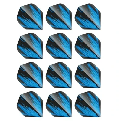Abbildung von RED DRAGON Hardcore Radical Blue Splash Darts Flights 4 Sets Per Pack