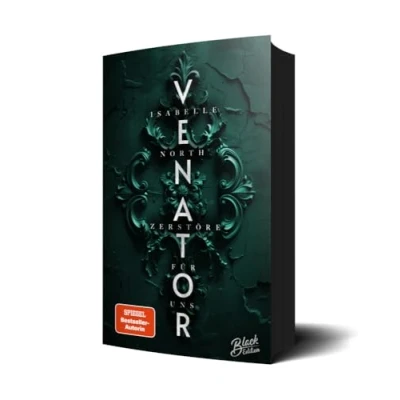 Abbildung von Venator: Zerstöre für uns mit Farbschnitt und weißer Schrift auf schwarzen Seiten (W&amp;R Academy): Aufwendig gestaltete Ausgabe ... limitiert nur in der ersten Auflage enthalten