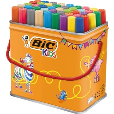 Abbildung von Bic Kids 892225 Ecolutions Visacolor XL Filzstifte 48 Stück farblich sortiert