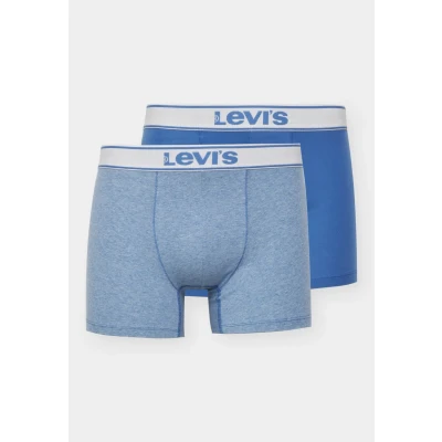 Abbildung von Levi&#039;s MEN Vintage Heather Brief 2 PACK Panties, Herren, Größe: Medium, Light blue
