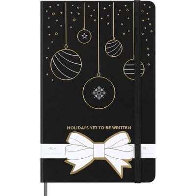 Abbildung von Moleskine Holiday Notizbuch, L/A5, Liniert, fester Einband, Schwarz
