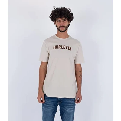 Abbildung von Hurley Herren Evd The Box S/S Tshirt, Knochenfarben, XXL