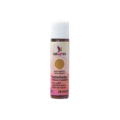 Abbildung von CREARTEC Natürliche Seifenfarbe Transparent Seifenherstellung/Seifenkreationen Farbe: Tabak Inhalt: 10ml Made in Germany