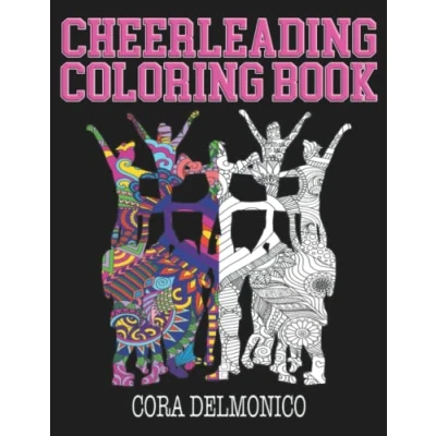 Abbildung von Cheerleading Coloring Book: A Great Cheerleader Gift for Girls, Tweens, and Teens