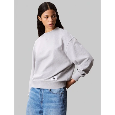 Abbildung von Calvin Klein Jeans Sweatshirt »A LS BADGE LOGO TERRY CREW NK«, Mit Rundhalsausschnitt
