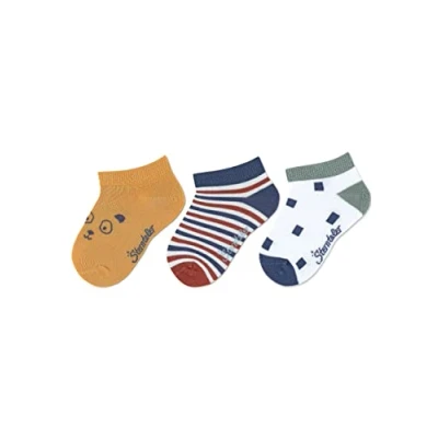 Abbildung von Sterntaler Baby Unisex Socken Socke 3er Pack Bambus Baby, Babysöckchen, Babysocken aus Bambuszellstoff gelb, 18