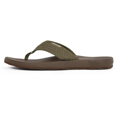 Abbildung von Tommy Hilfiger Molded WEB Beach Badezehentrenner, Herren, Größe: 41, Army green Schuhe
