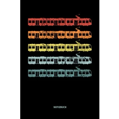Abbildung von Straßenbahn Notizbuch: Straßenbahnfahrer Geschenk, Notizheft für und Tram Freunde, 120 Seiten kariert, ca. DIN A5