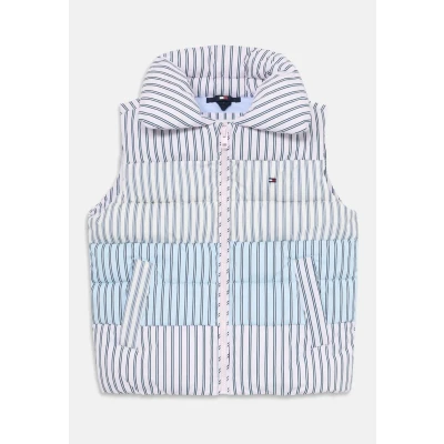 Abbildung von Tommy Hilfiger MIX Stripe Weste für Kinder, Größe: 110, Light pink
