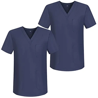 Abbildung von MISEMIYA Packung 2 STK. SANITÄRE CASACA Unisex Uniformen UNIFORM MEDIZINISCHE Ref. 817 * Small, Hellblau 21