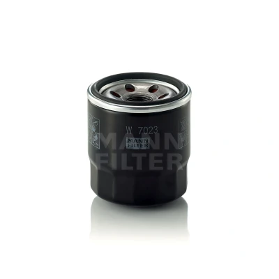 Abbildung von MANN FILTER W 7023 Ölfilter M 20 X 1.5 mit einem Rücklaufsperrventil Anschraubfilter KIA: Pro cee‘d II Hatchback, Picanto II, Hatchback