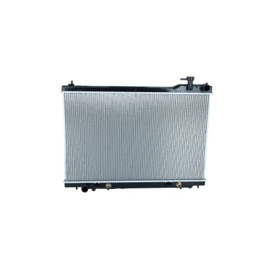 Abbildung von NRF 56586 Kühler, Motorkühlung Aluminium 736 450 26 Kühlrippen gelötet