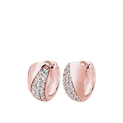 Abbildung von Elli Statement Hoops Ohrringe Rose goldcoloured, Damen, Größe: One Size, gold coloured