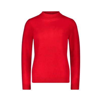 Abbildung von Betty Barclay MIT Stehkragen Strickpullover, Damen, Größe: 48, Rot