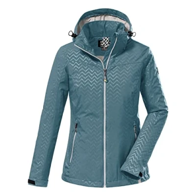 Abbildung von killtec Damen Softshelljacke mit abzippbarer Kapuze KOS 176 WMN SFTSHLL JCKT, aqua, 44, 38390 000