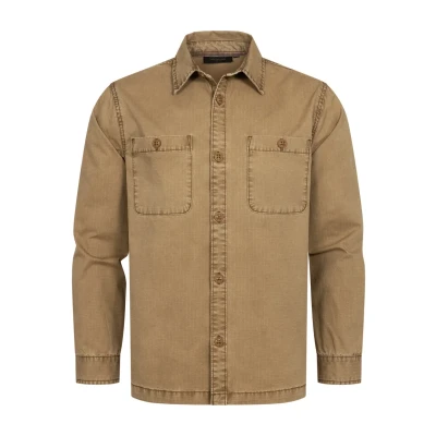 Abbildung von Indicode Jeans Langarm Hemd, Herren, Größe: Small, Otter