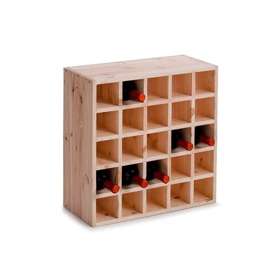 Abbildung von Zeller 13172 Weinregal für 25 Flaschen, Nadelholz, ca. 52 x cm
