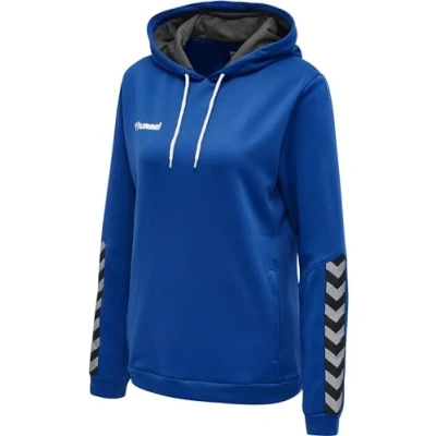 Abbildung von Hummel Hmlauthentic Kapuzenpullover, Damen, Größe: Large, True blue
