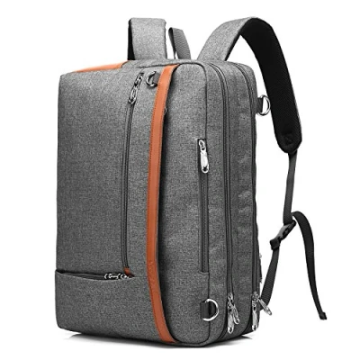 Abbildung von CoolBELL umwandelbar Aktentasche Rucksack Messenger Bag 15,6 Zoll Laptoptasche Herren Business Umhängetasche Mehrzweck Arbeitastasche Reisen Backpack Notebook Schultertasche(Grau)