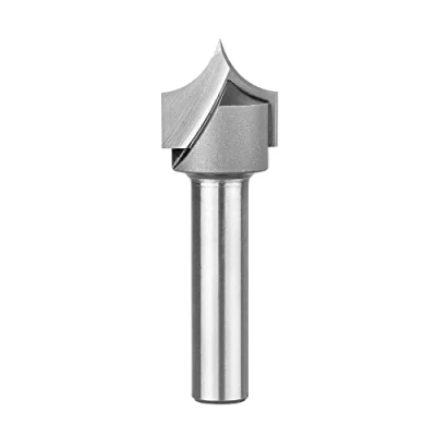 Abbildung von SpeTool 8 mm Roundover Fräser zum Schneiden von Schaftspitzen mit 16 Schneiddurchmesser 8mm Radius Hartmetall Bits 2 Flötenspitzen und runden Kanten CNC Holzbearbeitungs Schnitzwerkzeug