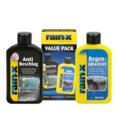 Abbildung von Rain X Pack Windschutzscheibe mit Anti Regen Behandlung und Antibeschlag für die 200 ml