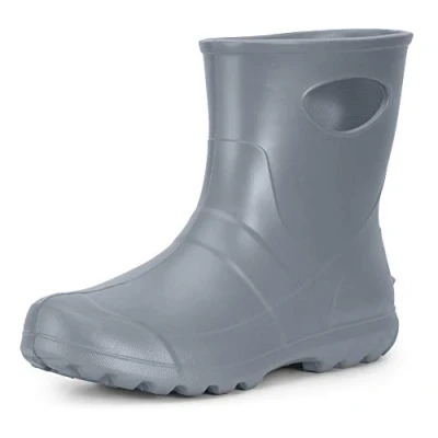 Abbildung von Ladeheid Herren federleichte Eva Gummistiefel LA 753 (Silber (Ohne Unteranzug), 42 EU)
