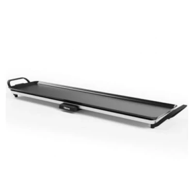 Abbildung von Tischgrill slim XL Große Backfläche von 90 x 23 cm Einstellbarer Thermostat Antihaftbeschichtung Herausnehmbare Fettauffangschale Leicht zu reinigen BP 2669