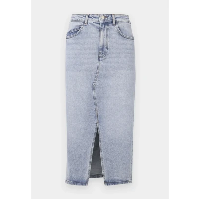 Abbildung von Vero Moda Vmnatalie Skirt Bleistiftrock, Damen, Größe: XS, Light blue denim