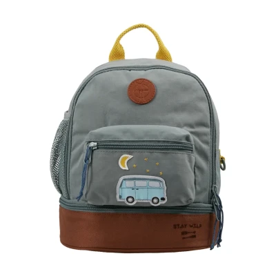 Abbildung von Lässig MINI Backpack Adventure BUS Tagesrucksack für Kinder, Größe: One Size, Cognac/olive