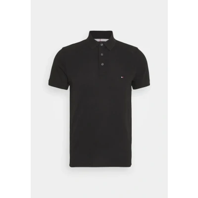 Abbildung von Tommy Hilfiger 1985 SLIM Poloshirt, Herren, Größe: 3XL, Black
