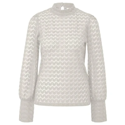 Abbildung von QS Damen 2158339 Langarmshirt mit Strukturmuster, 0510, Small