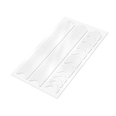 Abbildung von AlphaShield Fahrrad Rahmenschutz Kettenstreben Schutz Folie Aufkleber Rahmen Carbon MTB BMX Lackschutz K099 (Transparent Matt)