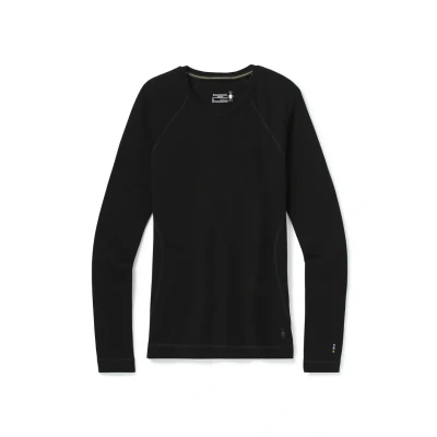 Abbildung von Smartwool Classic Thermal Merino BASE Layer CREW Langarmshirt, Damen, Größe: Large, Black