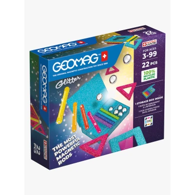 Abbildung von Geomag Glitter Panels Bausatz 22 Teile