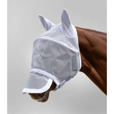 Abbildung von Waldhausen Fliegenmaske Premium Space mit Ohren Silber Grau Pony Agradi.deVerkauft von Agradi