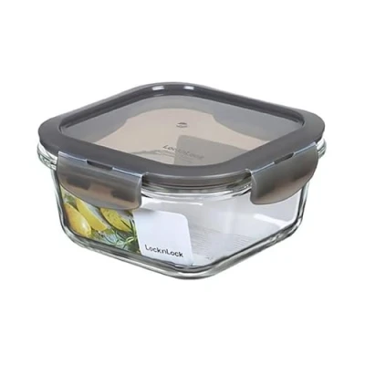 Abbildung von LocknLock OVEN GLASS Frischhaltedosen Glas mit Deckel 500ml 140 x 67 mm Kühlschrank, Gefriertruhe &amp; Spülmaschine Borosilikat bis 400C ofenfest Mikrowellengeschirr