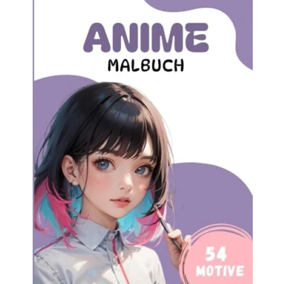 Abbildung von Anime Malbuch: deine Welt in Farben: Entdecke Fantasie jedem Farbstrich