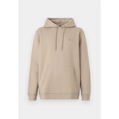 Abbildung von Tommy Jeans FLAG Hooded Sweatshirt, Herren, Größe: 52, Coastal taupe