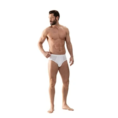 Abbildung von Mey Tagwäsche Serie Noblesse Herren Classic Slips Weiss XL(7)
