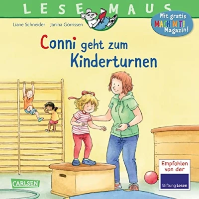 Abbildung von LESEMAUS 114: Conni geht zum Kinderturnen: Bilderbuchgeschichte für Kinder ab 3 zu Sport, Beweglichkeit und Motorik (114)
