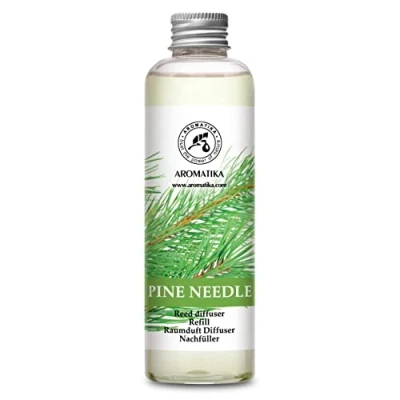 Abbildung von Raumduft Nachfüllflasche mit Kiefernnadel Öl 200ml Intensiv &amp; Langanhaltend Aroma Natürlich Aromatisieren der Innenraumluft fur Raum Nadel Weihnachtsbaumduft