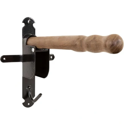 Abbildung von Stubbs Sattelhalter Retro Einklappbar Schwarz 3 haaks