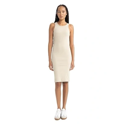 Abbildung von DeFacto Women&#039;s B0657AX Casual Dress, Stone, Small