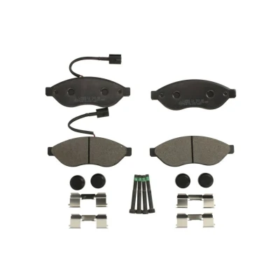 Abbildung von BRECK 24469 00 703 20 Bremsbelagsatz inkl. Verschleißwarnkontakt, mit integriertem Verschleißsensor Kolbenclip Zubehör FIAT: Ducato III Van