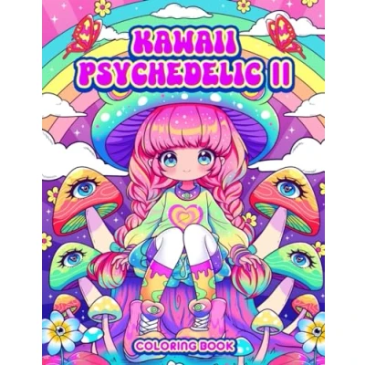 Abbildung von Kawaii Psychedelic II Coloring Book: Cute and Trippy Stoner for Adult Relaxation